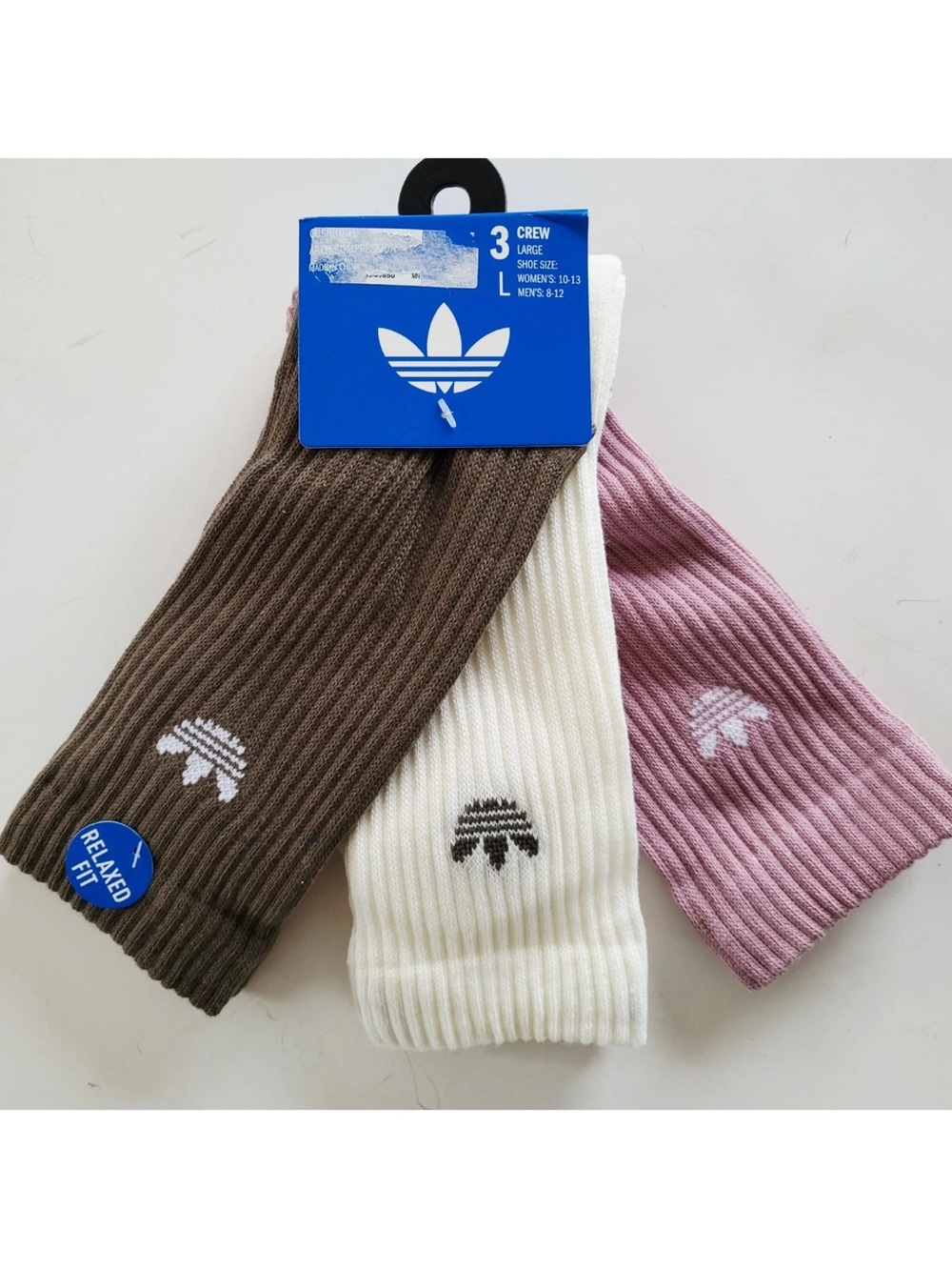 adidas Originals Color Wash Crew Socks - 3 Pack